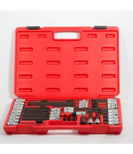 40-pc, 1/4"& 1/2"Dr. Bits Sockets Combination Set