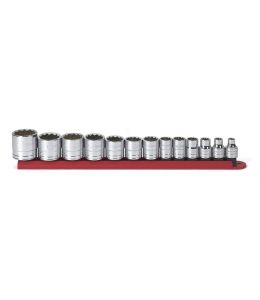 3/8”Dr SAE 12Pt Socket Set 13Pc