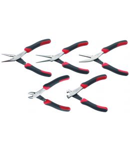 5 Pc. Mixed Mini Dual Material Plier Set