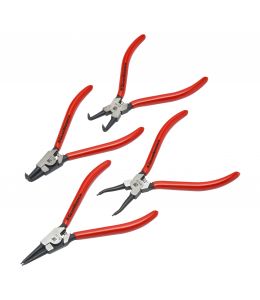 4 Pc. 7" Fixed Tip Internal & External Snap Ring Plier Set