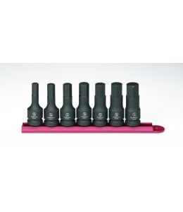 Gearwrench 7Pc 1/2"Dr Hex Bit Impact SAE Socket Set