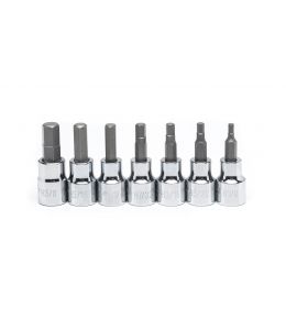 Crescent 7 Pc. 3/8" Drive Hex Bit SAE Socket Set