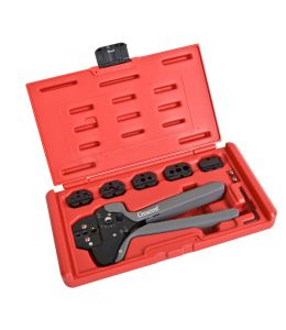 RATCHETING  CRIMPING TOOL SET 10 PIECE