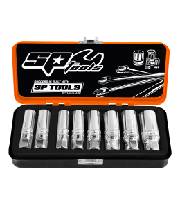 SOCKET SET 3/8DR SPARK PLUG SOCKET MAGNETIC 8PC