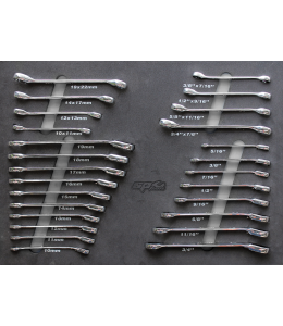 Eva Toolkit 26Pc Metric/Sae Flare&Geardrive Spanner