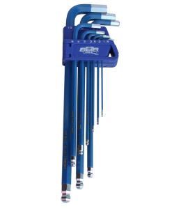 KEY SET 9PC METRIC BALL DRIVE HEX (BLUE)